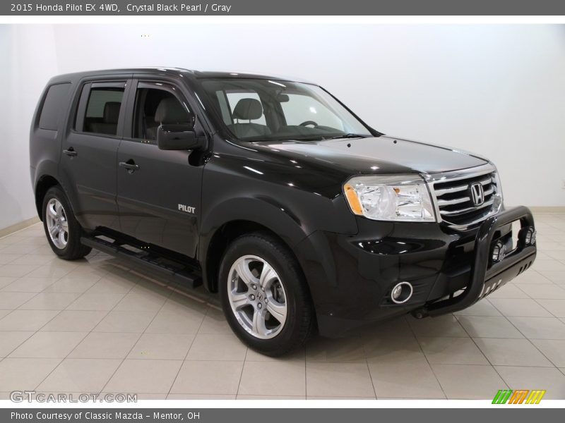 Crystal Black Pearl / Gray 2015 Honda Pilot EX 4WD