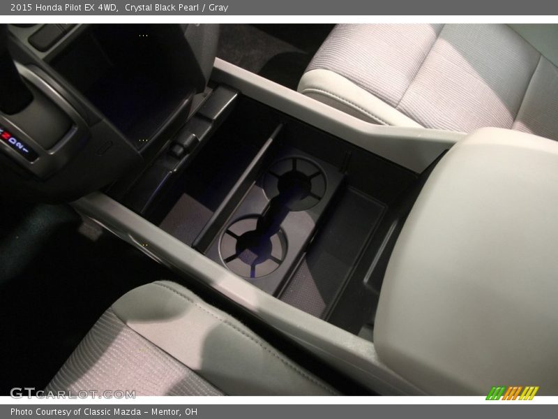Crystal Black Pearl / Gray 2015 Honda Pilot EX 4WD