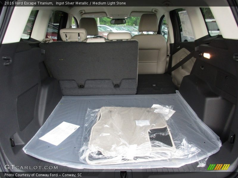 Ingot Silver Metallic / Medium Light Stone 2016 Ford Escape Titanium