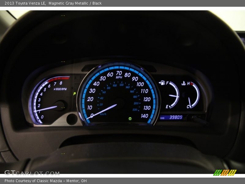 Magnetic Gray Metallic / Black 2013 Toyota Venza LE