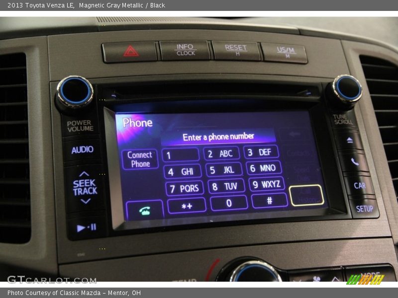 Magnetic Gray Metallic / Black 2013 Toyota Venza LE