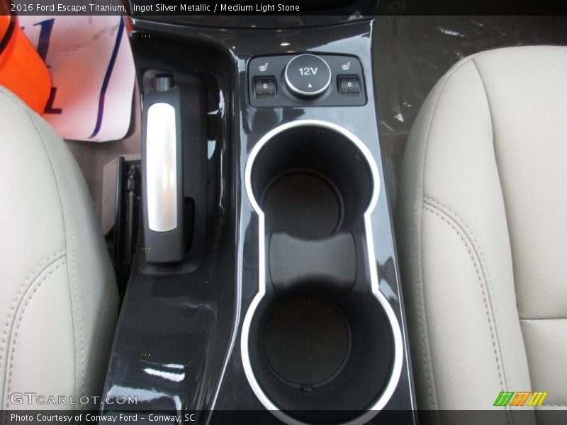 Ingot Silver Metallic / Medium Light Stone 2016 Ford Escape Titanium