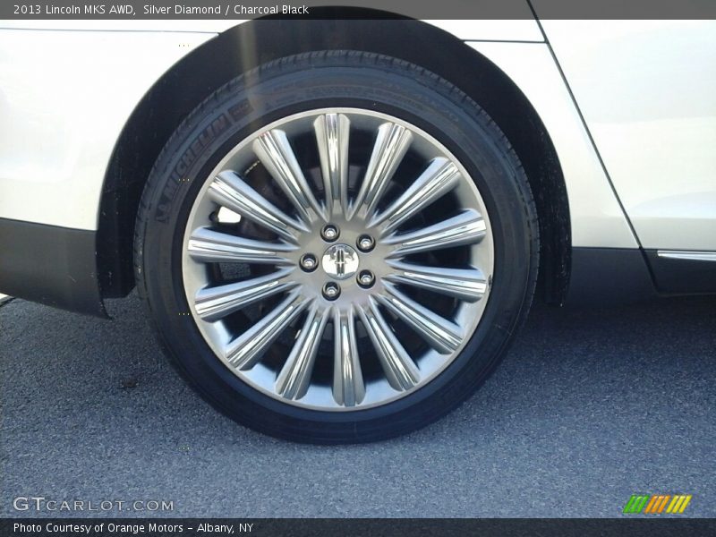 Silver Diamond / Charcoal Black 2013 Lincoln MKS AWD