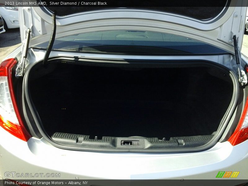 Silver Diamond / Charcoal Black 2013 Lincoln MKS AWD