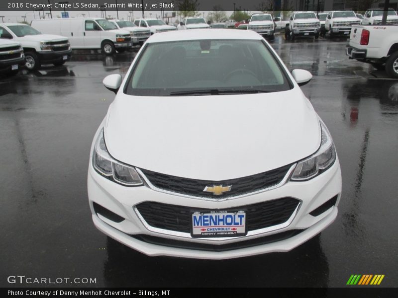 Summit White / Jet Black 2016 Chevrolet Cruze LS Sedan