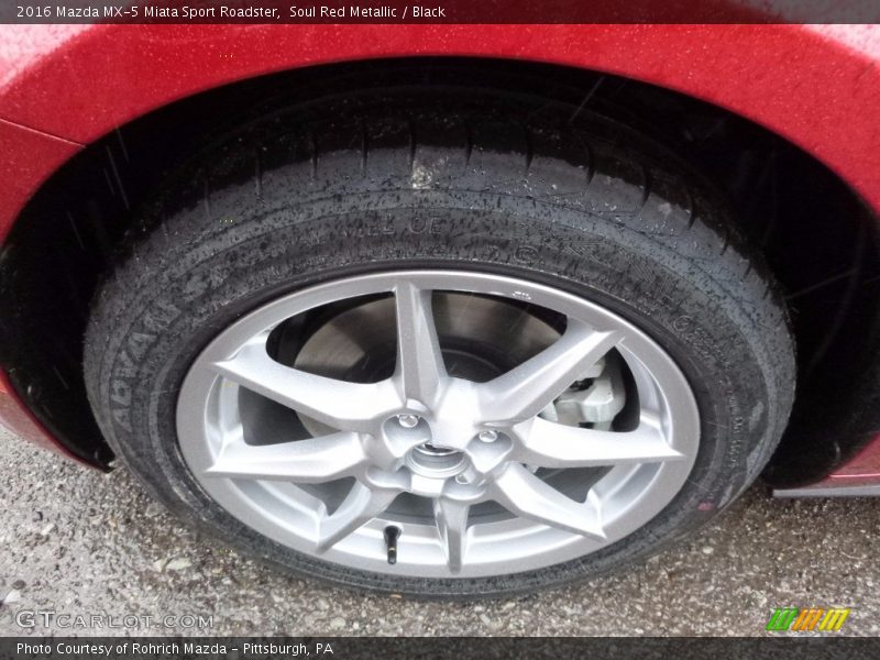 Soul Red Metallic / Black 2016 Mazda MX-5 Miata Sport Roadster