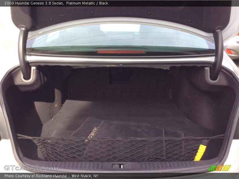 Platinum Metallic / Black 2009 Hyundai Genesis 3.8 Sedan