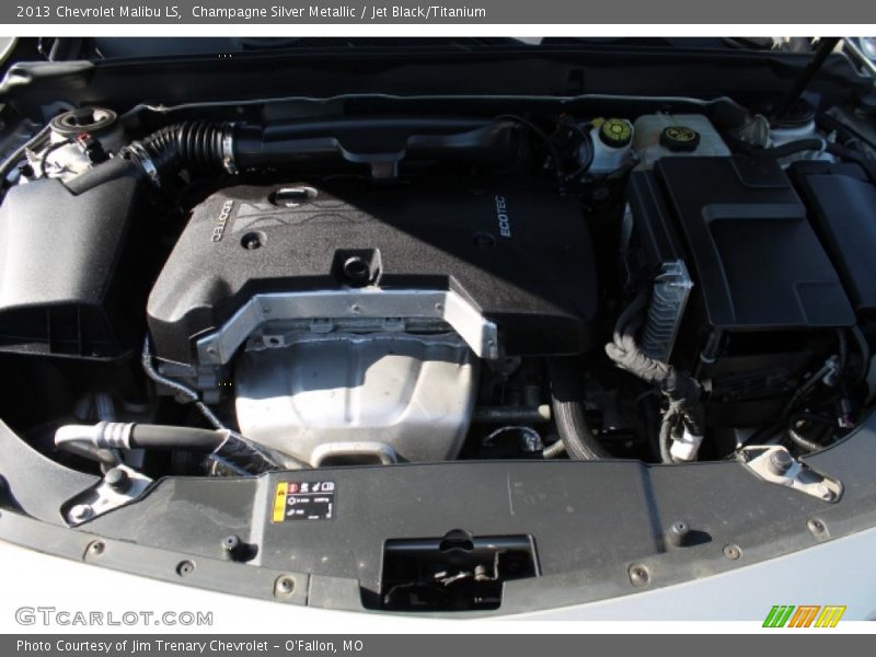 Champagne Silver Metallic / Jet Black/Titanium 2013 Chevrolet Malibu LS