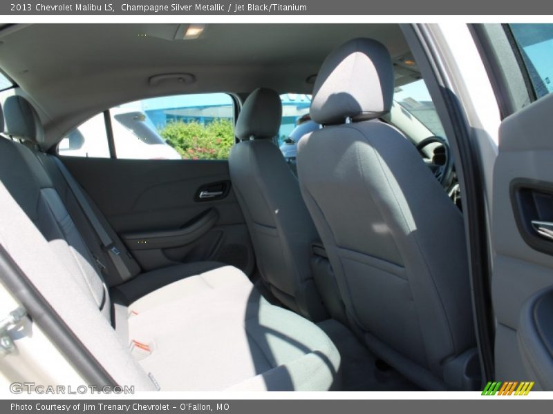 Champagne Silver Metallic / Jet Black/Titanium 2013 Chevrolet Malibu LS