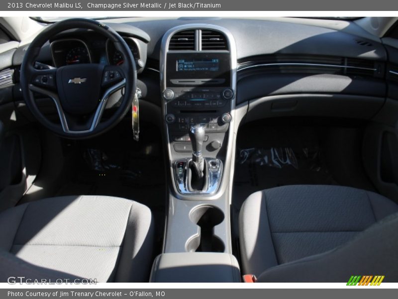 Champagne Silver Metallic / Jet Black/Titanium 2013 Chevrolet Malibu LS