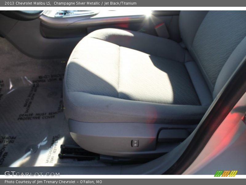 Champagne Silver Metallic / Jet Black/Titanium 2013 Chevrolet Malibu LS