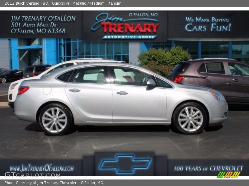 Quicksilver Metallic / Medium Titanium 2013 Buick Verano FWD