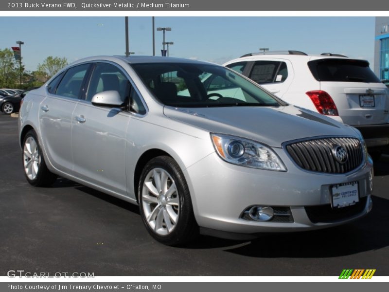Quicksilver Metallic / Medium Titanium 2013 Buick Verano FWD