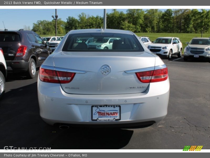 Quicksilver Metallic / Medium Titanium 2013 Buick Verano FWD