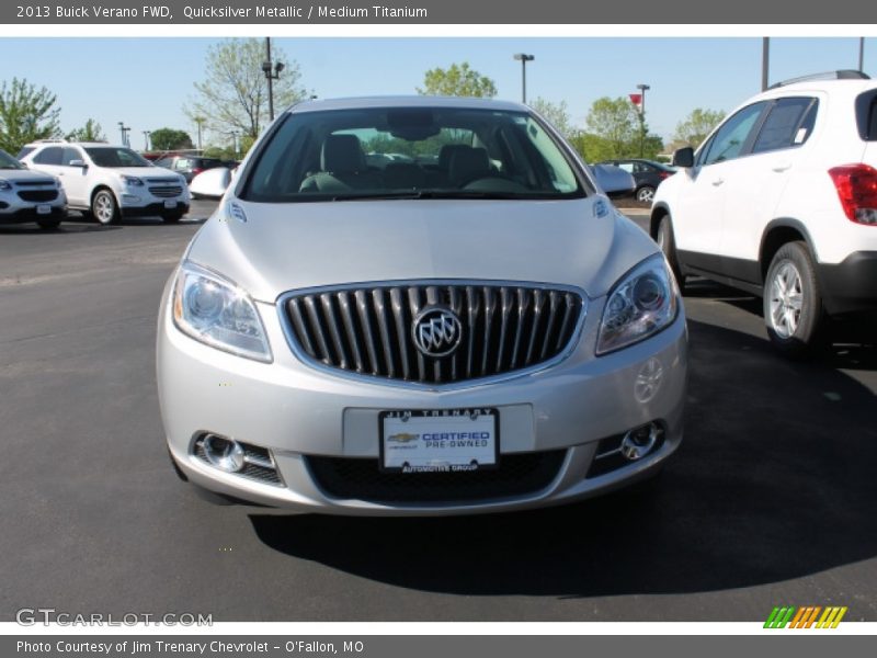 Quicksilver Metallic / Medium Titanium 2013 Buick Verano FWD