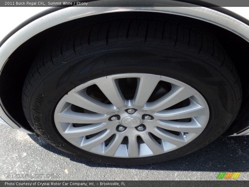 Summit White / Ebony 2011 Buick Regal CXL