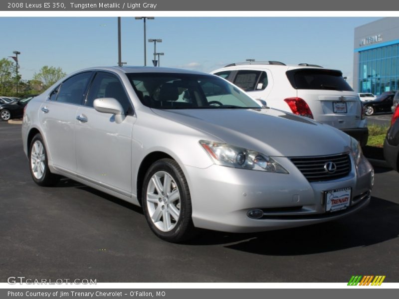 Tungsten Metallic / Light Gray 2008 Lexus ES 350