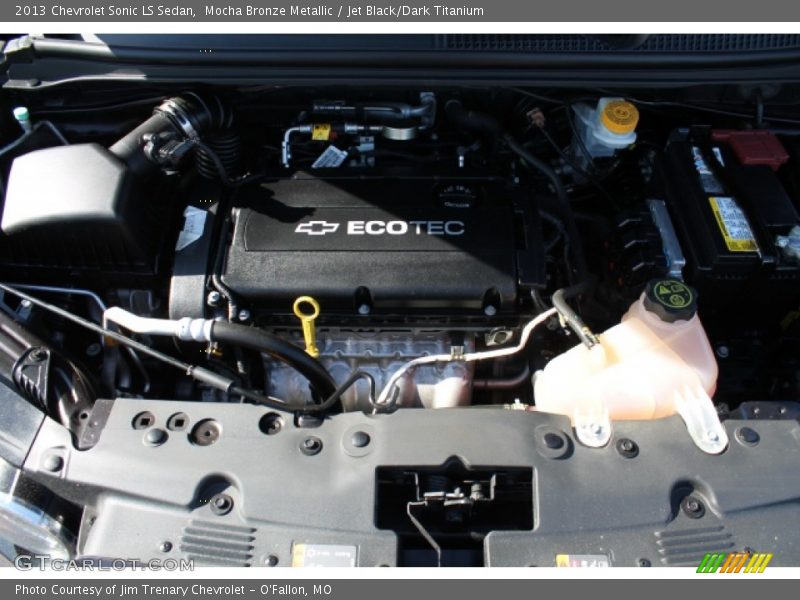 Mocha Bronze Metallic / Jet Black/Dark Titanium 2013 Chevrolet Sonic LS Sedan