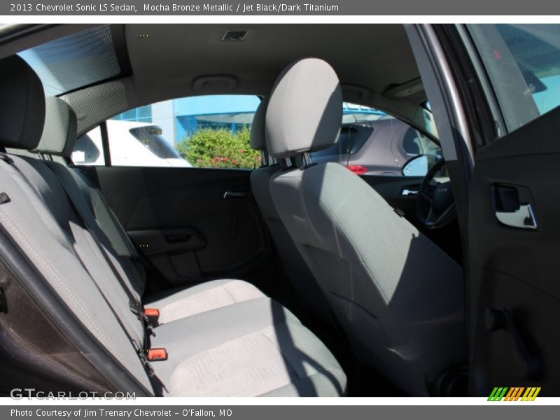 Mocha Bronze Metallic / Jet Black/Dark Titanium 2013 Chevrolet Sonic LS Sedan