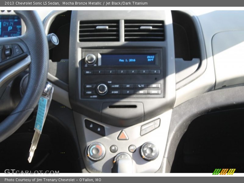 Mocha Bronze Metallic / Jet Black/Dark Titanium 2013 Chevrolet Sonic LS Sedan
