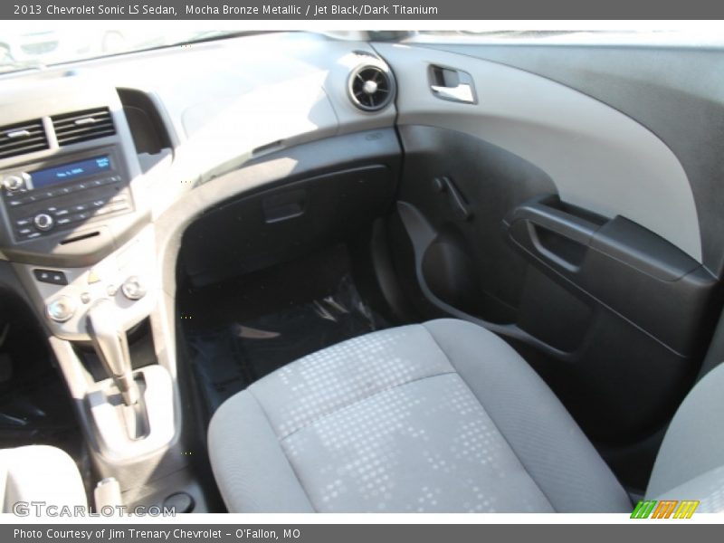 Mocha Bronze Metallic / Jet Black/Dark Titanium 2013 Chevrolet Sonic LS Sedan