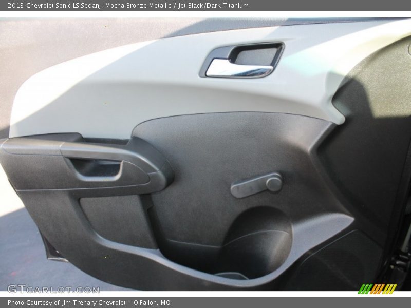 Mocha Bronze Metallic / Jet Black/Dark Titanium 2013 Chevrolet Sonic LS Sedan