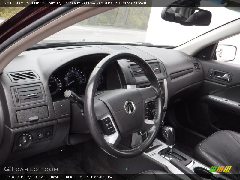 Bordeaux Reserve Red Metallic / Dark Charcoal 2011 Mercury Milan V6 Premier