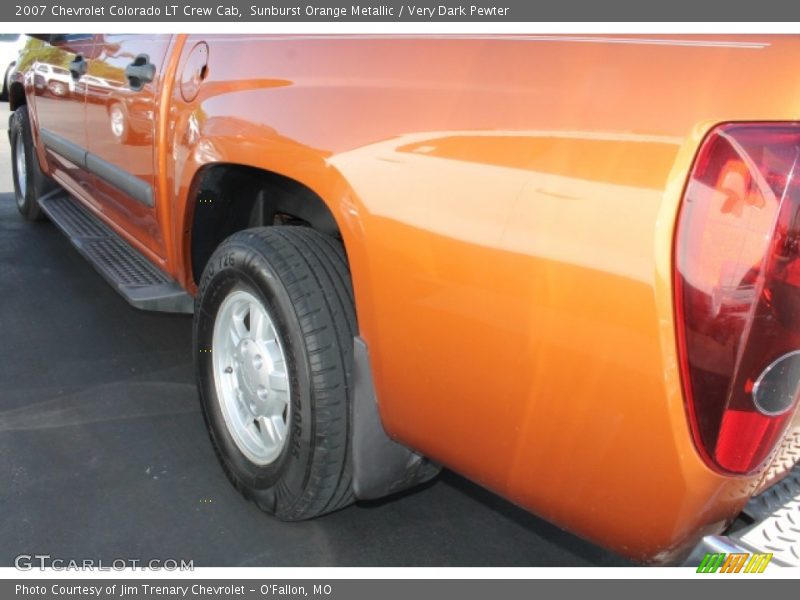 Sunburst Orange Metallic / Very Dark Pewter 2007 Chevrolet Colorado LT Crew Cab