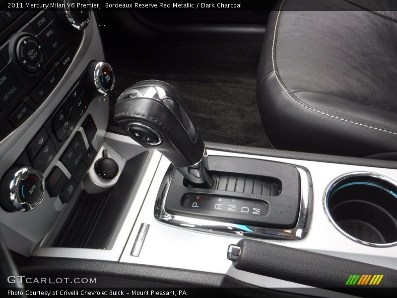 Bordeaux Reserve Red Metallic / Dark Charcoal 2011 Mercury Milan V6 Premier