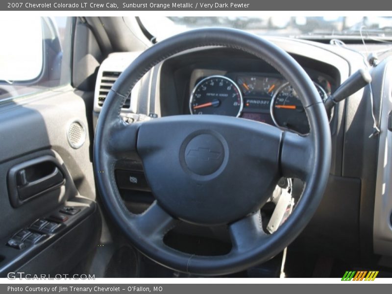 Sunburst Orange Metallic / Very Dark Pewter 2007 Chevrolet Colorado LT Crew Cab