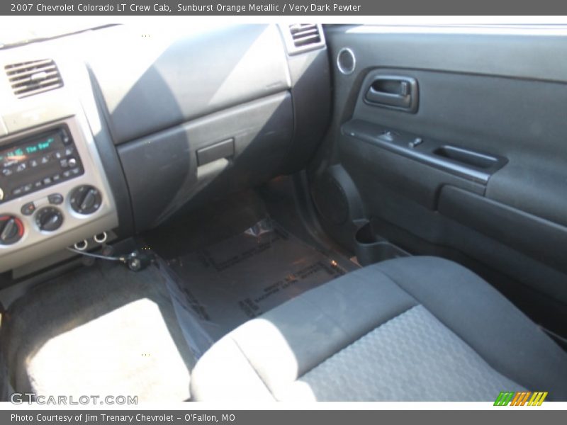 Sunburst Orange Metallic / Very Dark Pewter 2007 Chevrolet Colorado LT Crew Cab