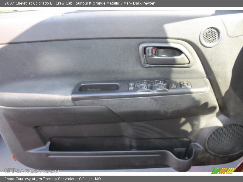 Sunburst Orange Metallic / Very Dark Pewter 2007 Chevrolet Colorado LT Crew Cab