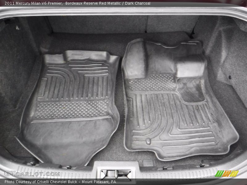 Bordeaux Reserve Red Metallic / Dark Charcoal 2011 Mercury Milan V6 Premier
