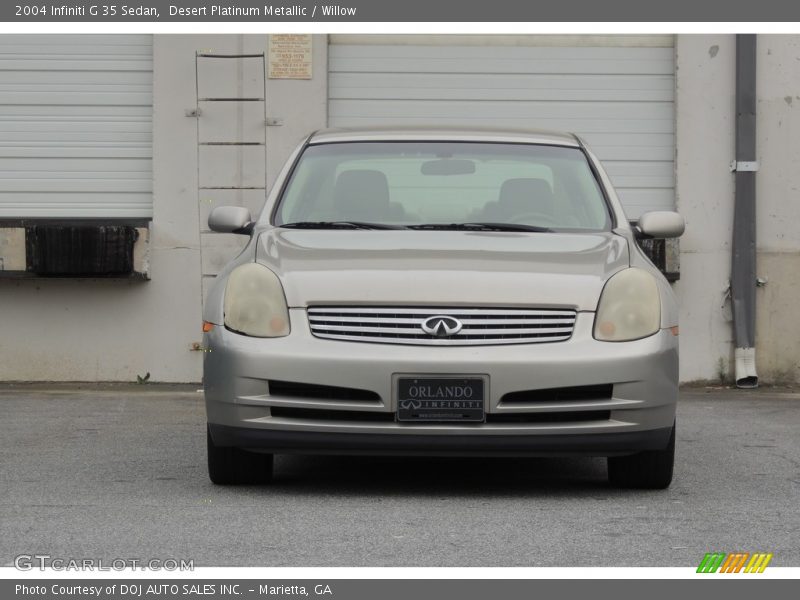 Desert Platinum Metallic / Willow 2004 Infiniti G 35 Sedan