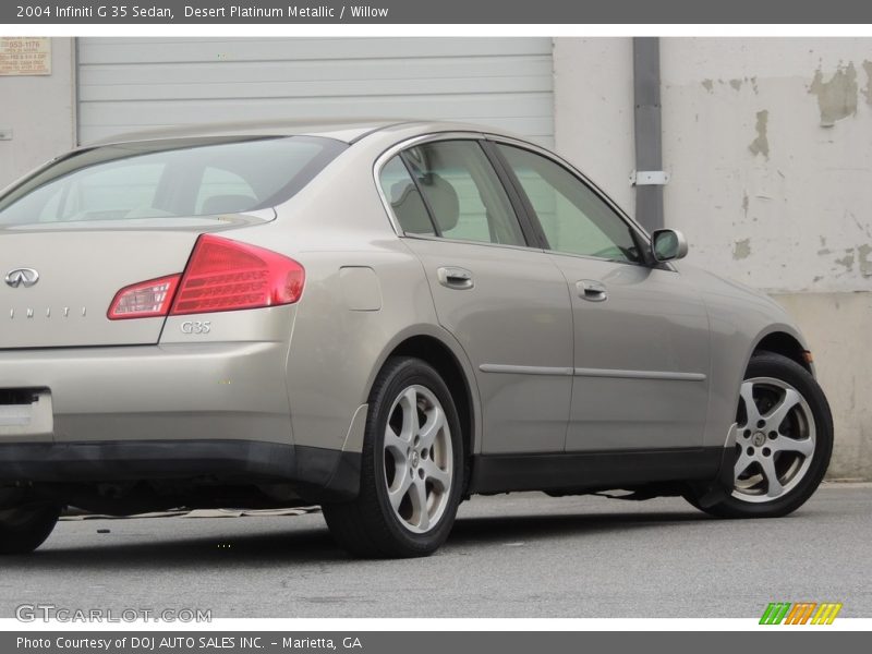 Desert Platinum Metallic / Willow 2004 Infiniti G 35 Sedan