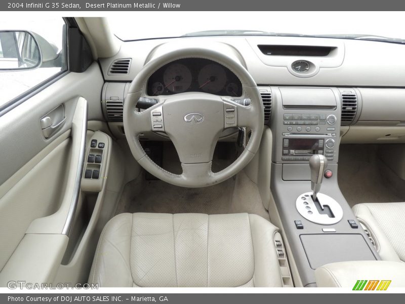 Desert Platinum Metallic / Willow 2004 Infiniti G 35 Sedan
