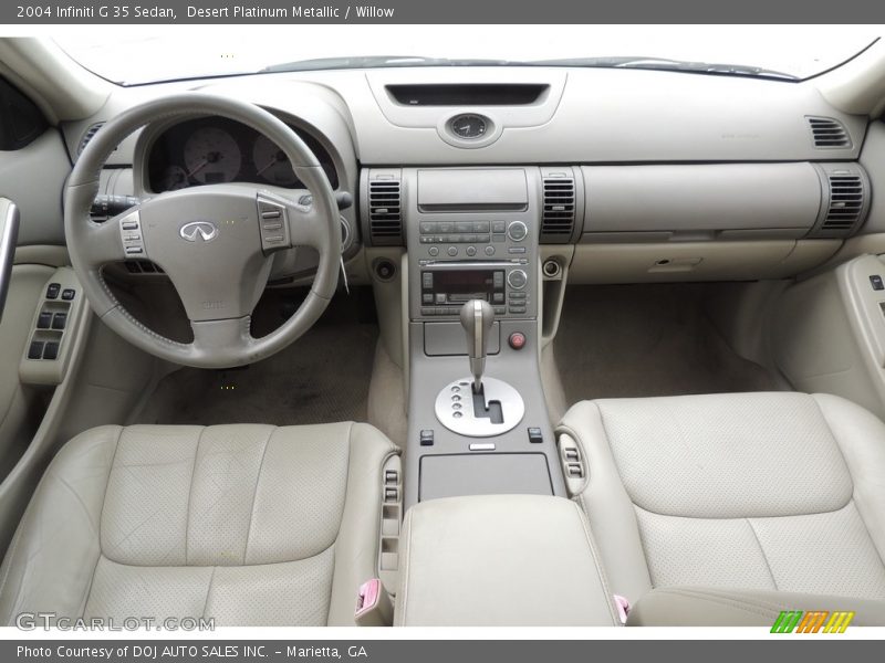 Desert Platinum Metallic / Willow 2004 Infiniti G 35 Sedan