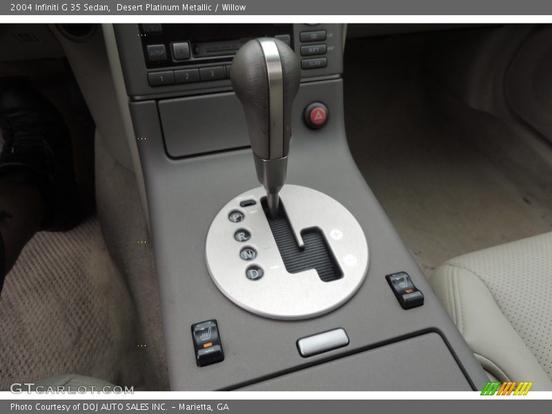 Desert Platinum Metallic / Willow 2004 Infiniti G 35 Sedan