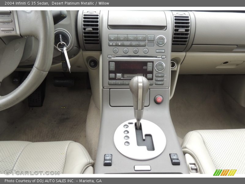 Desert Platinum Metallic / Willow 2004 Infiniti G 35 Sedan