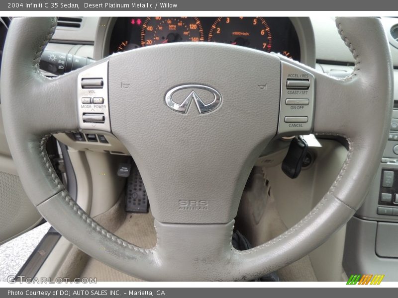 Desert Platinum Metallic / Willow 2004 Infiniti G 35 Sedan
