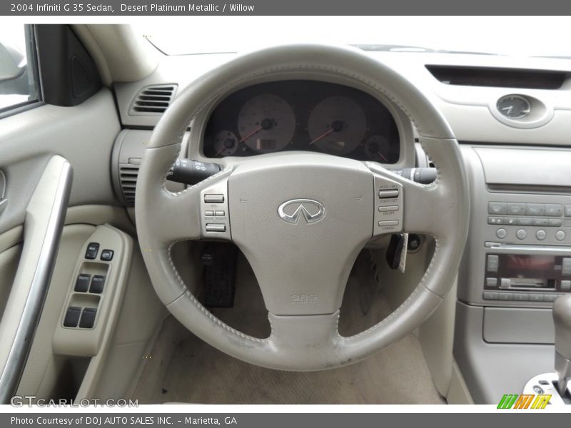 Desert Platinum Metallic / Willow 2004 Infiniti G 35 Sedan