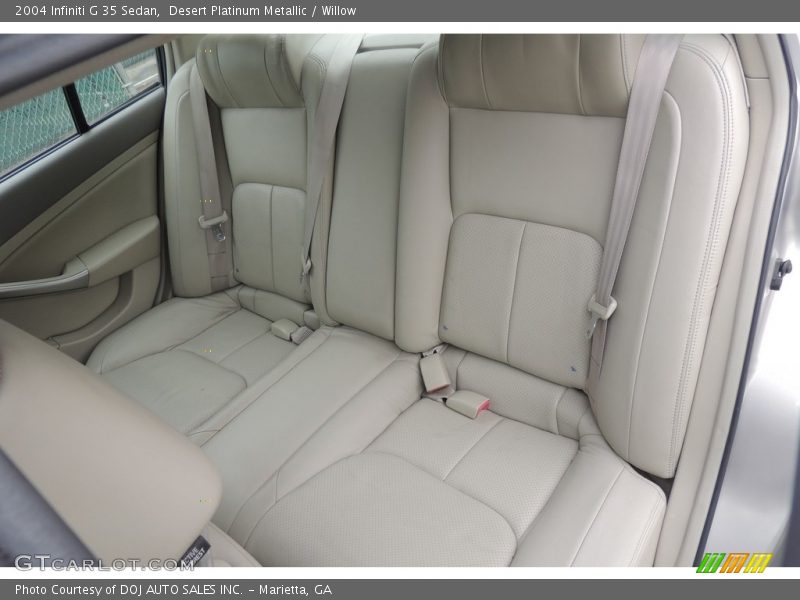 Desert Platinum Metallic / Willow 2004 Infiniti G 35 Sedan
