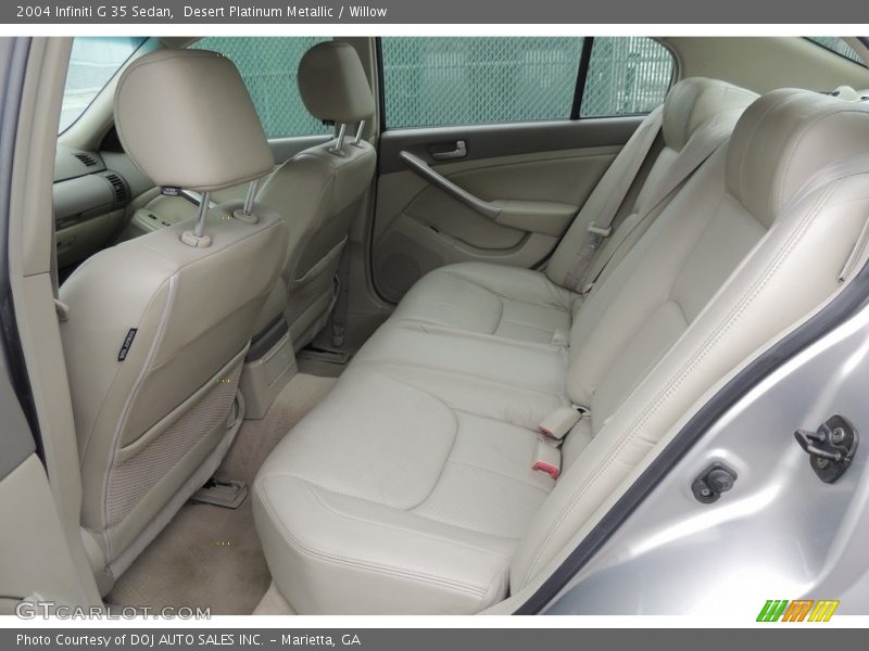 Desert Platinum Metallic / Willow 2004 Infiniti G 35 Sedan