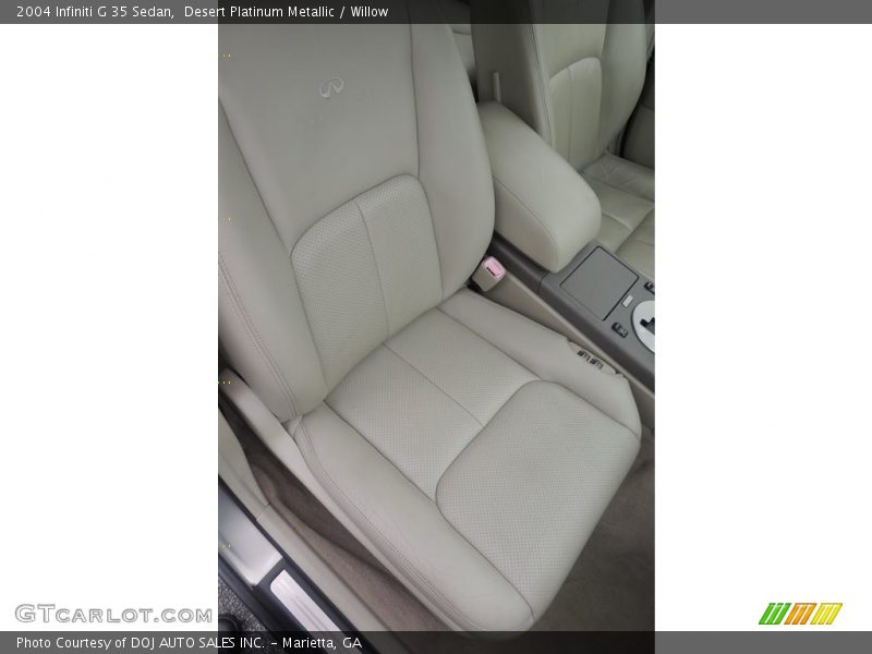 Desert Platinum Metallic / Willow 2004 Infiniti G 35 Sedan