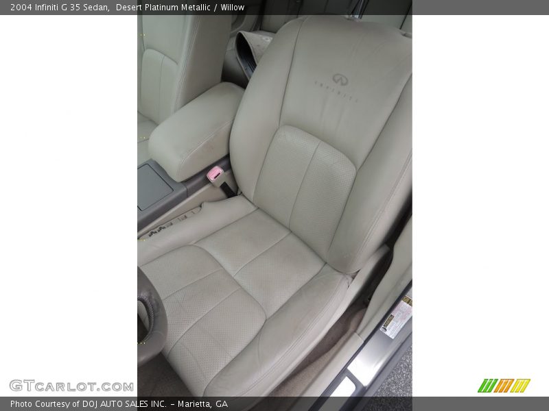 Desert Platinum Metallic / Willow 2004 Infiniti G 35 Sedan