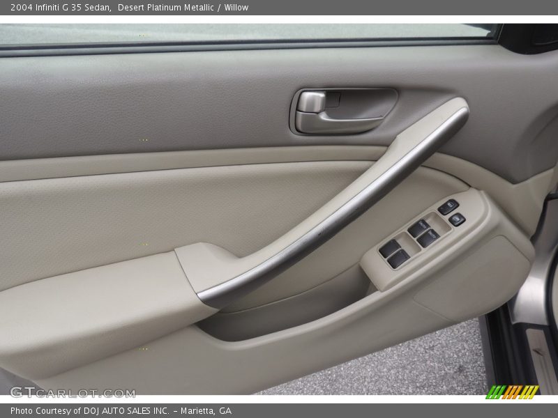 Desert Platinum Metallic / Willow 2004 Infiniti G 35 Sedan
