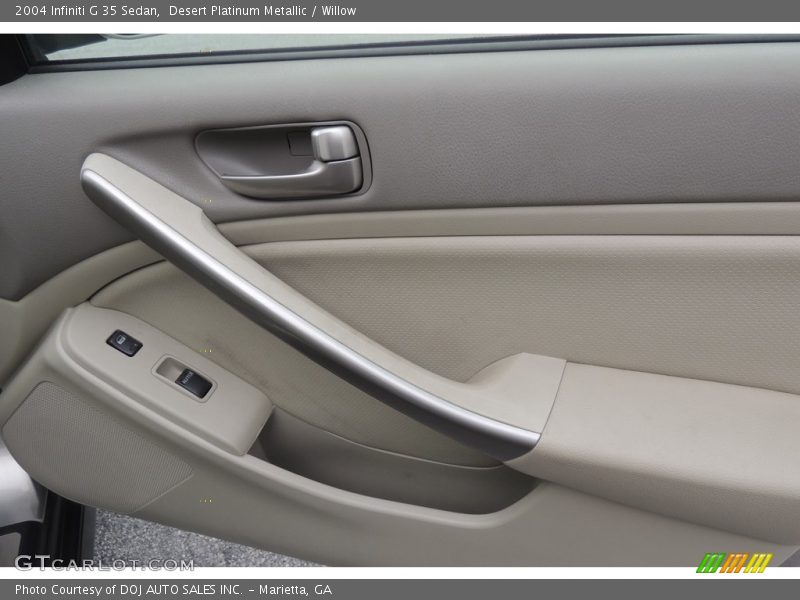 Desert Platinum Metallic / Willow 2004 Infiniti G 35 Sedan