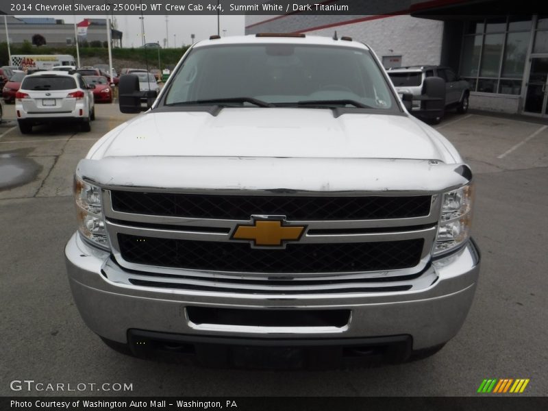 Summit White / Dark Titanium 2014 Chevrolet Silverado 2500HD WT Crew Cab 4x4