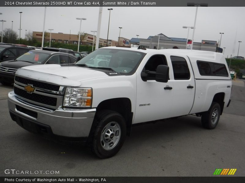 Summit White / Dark Titanium 2014 Chevrolet Silverado 2500HD WT Crew Cab 4x4