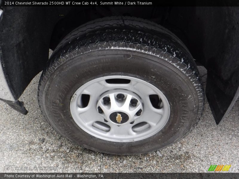 Summit White / Dark Titanium 2014 Chevrolet Silverado 2500HD WT Crew Cab 4x4